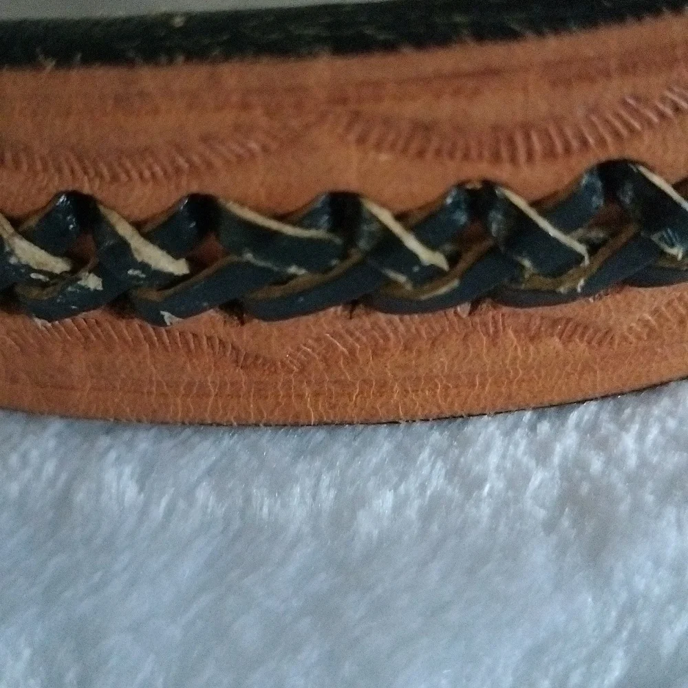 Leather belt